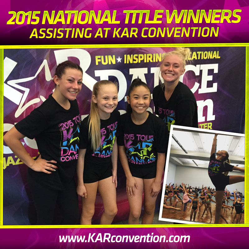 2015 National Title Winners Assisting at KAR Convention