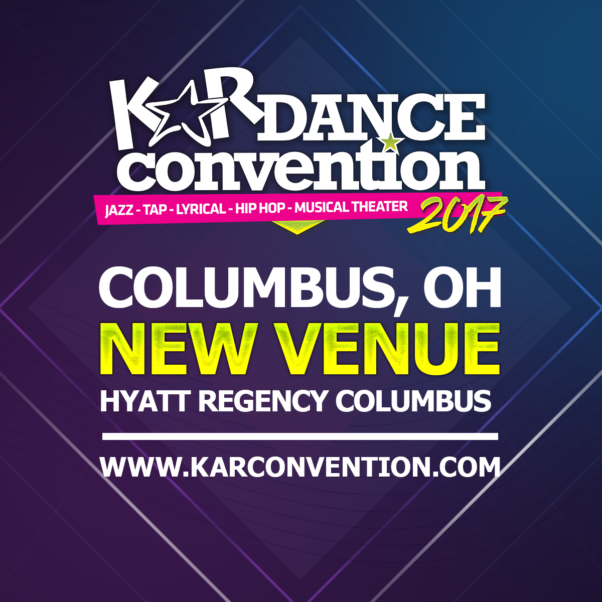 NEW VENUE for Columbus, OH