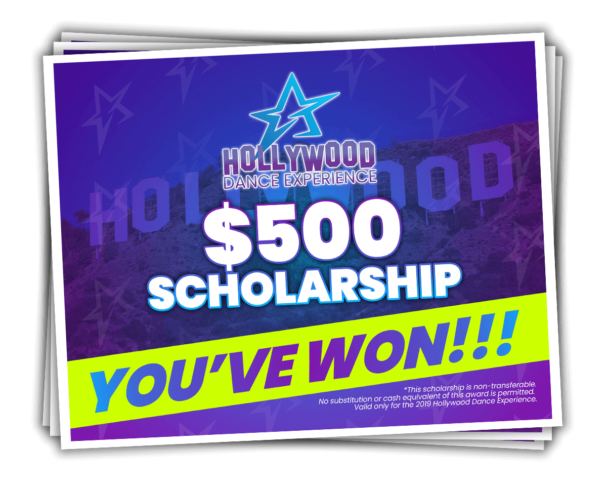 KAR + Hollywood Dance Experience High Point Winner $500 Scholarships